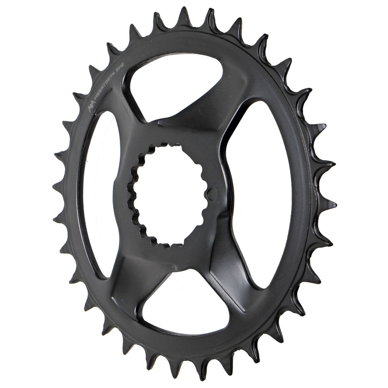 Full Speed Ahead Comet MegaTooth Direct Mount Chainring – 30t FSA Direct Mount For 12-Speed Shimano Hyperglide+ BLK