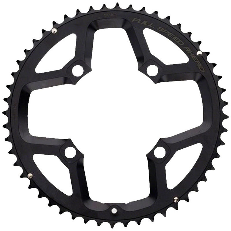 Full Speed Ahead Gossamer Pro ABS Road Chainring – 32t Inner Ring 110mm BCD 4-Bolt Aluminum N10/N11 BLK