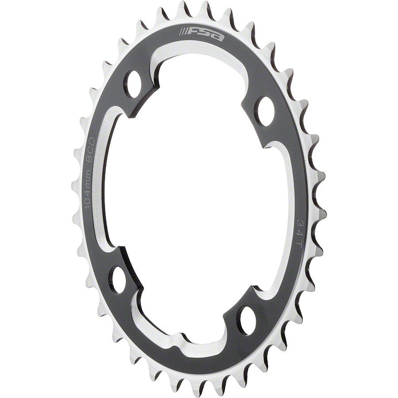 Full Speed Ahead DH Pro MTB Chainring – 40t 104 BCD 4-Bolt Aluminum Black
