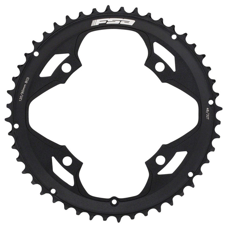 Full Speed Ahead Vero Pro Chainring – 48t 110mm BCD 4-Bolt Black