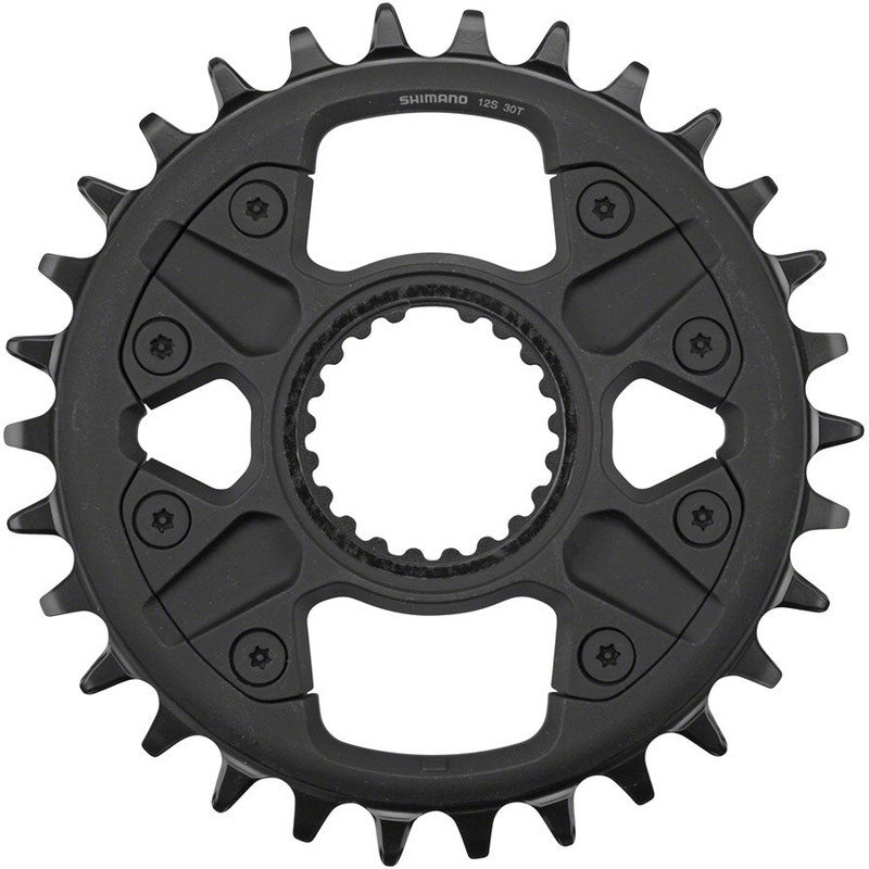 Shimano Deore FC-M6100-1 Direct Mount Chainring – 30t 12-Speed Black
