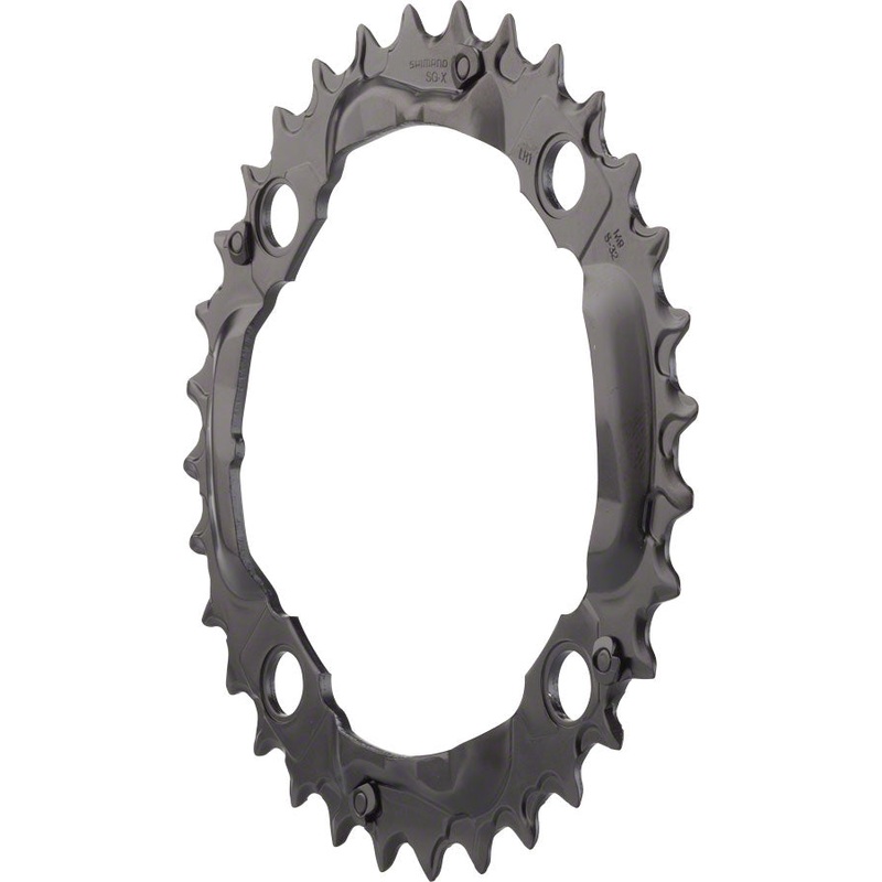 Shimano Deore M590 32t 104mm 9-Speed Middle Chainring Black