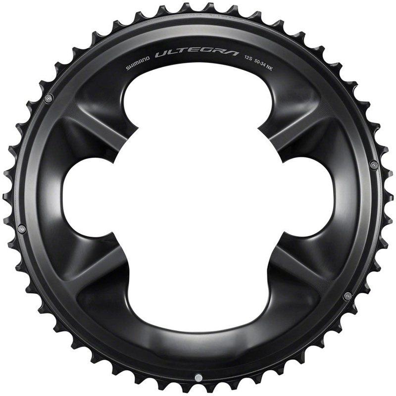 Shimano Ultegra FC-R8100 12-Speed Chainring – 50t Asymmetric 110 BCD BLK NK