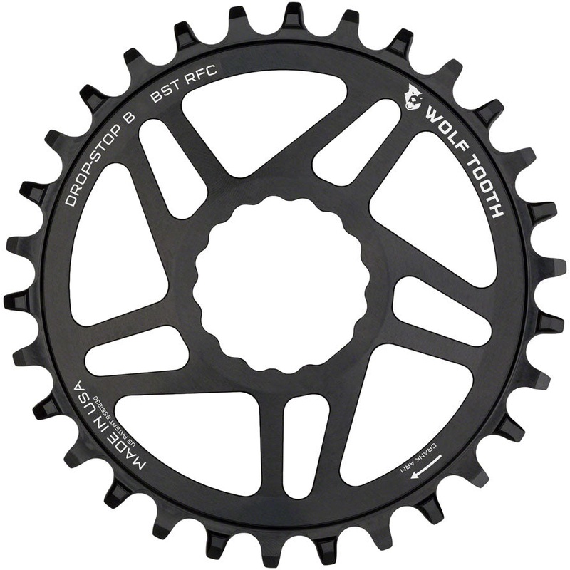 Wolf Tooth Direct Mount Chainring – 36t RaceFace/Easton CINCH Direct Mount Drop-Stop B For Boost Cranks 3mm Offset BLK