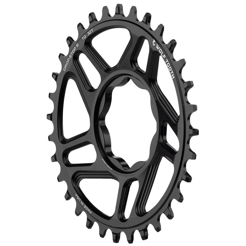Wolf Tooth Trek TQ Direct Mount Chainring – Drop-Stop B 30T Black