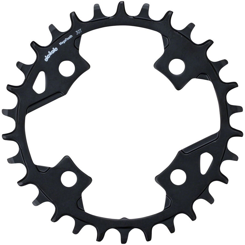 Full Speed Ahead Gamma Pro Mega Tooth Chainring – 30t 82 BCD Aluminum 1 x 11 BLK