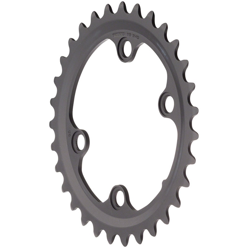 Shimano GRX RX810 Chainring – 31t 80 BCD 4-Bolt 11-Speed Black