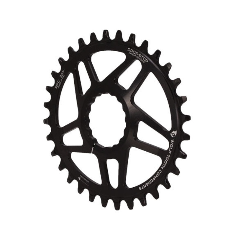 Wolf Tooth Elliptical Direct Mount Chainring – 32t RaceFace/Easton CINCH Direct Mount Drop-Stop 6mm Offset BLK