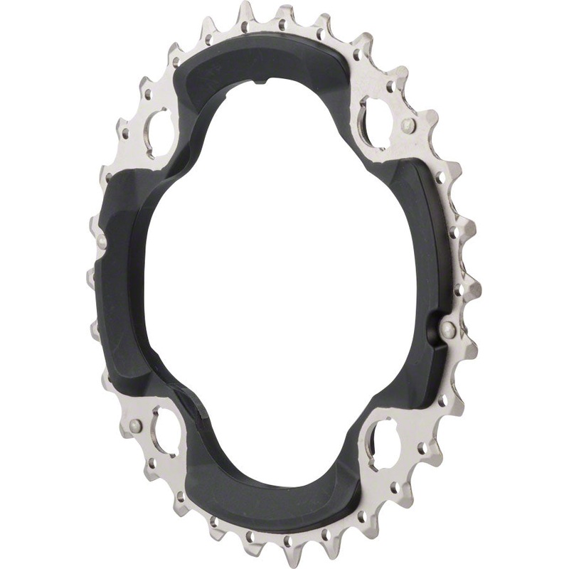 Shimano SLX FC-M672 Chainring – 30t 96mm BCD 10-Speed Middle For 22-30-40t Set