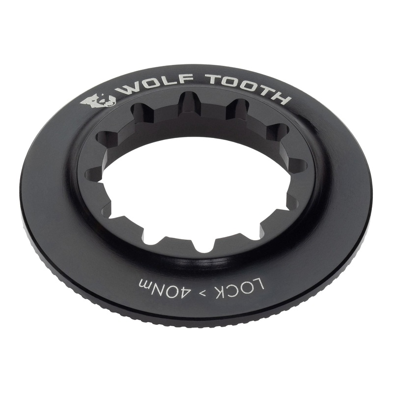 Wolf Tooth Centerlock Rotor Lockring – Internal Splined Black