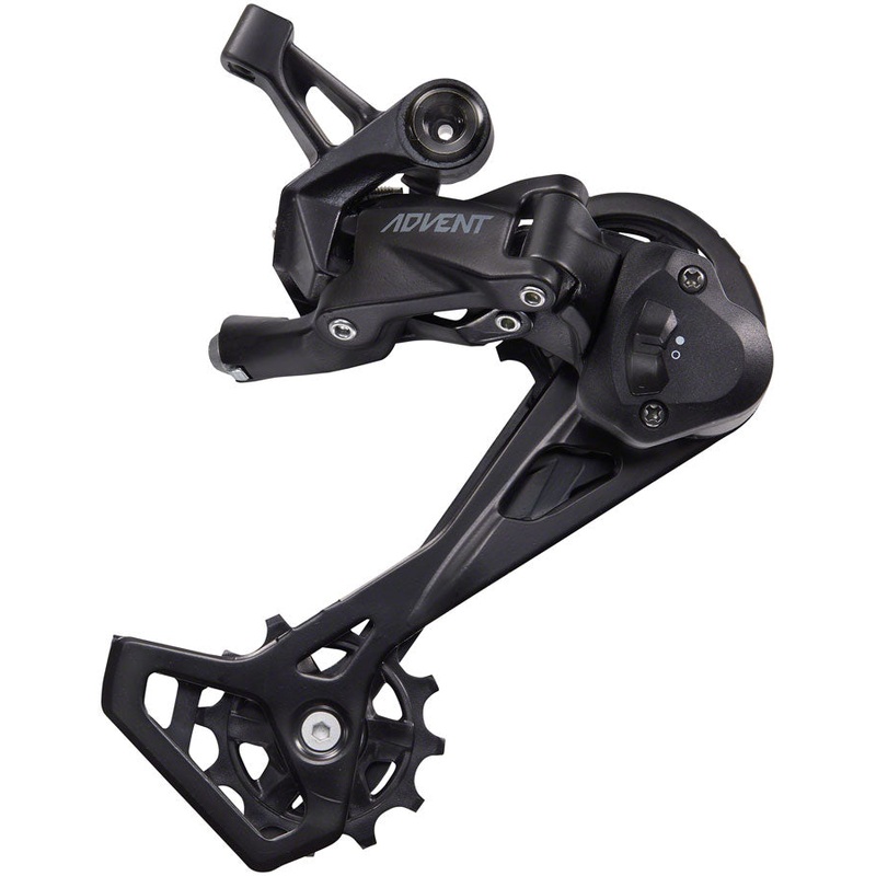 microSHIFT ADVENT Rear Derailleur – 9 Speed Long Cage Black With Clutch