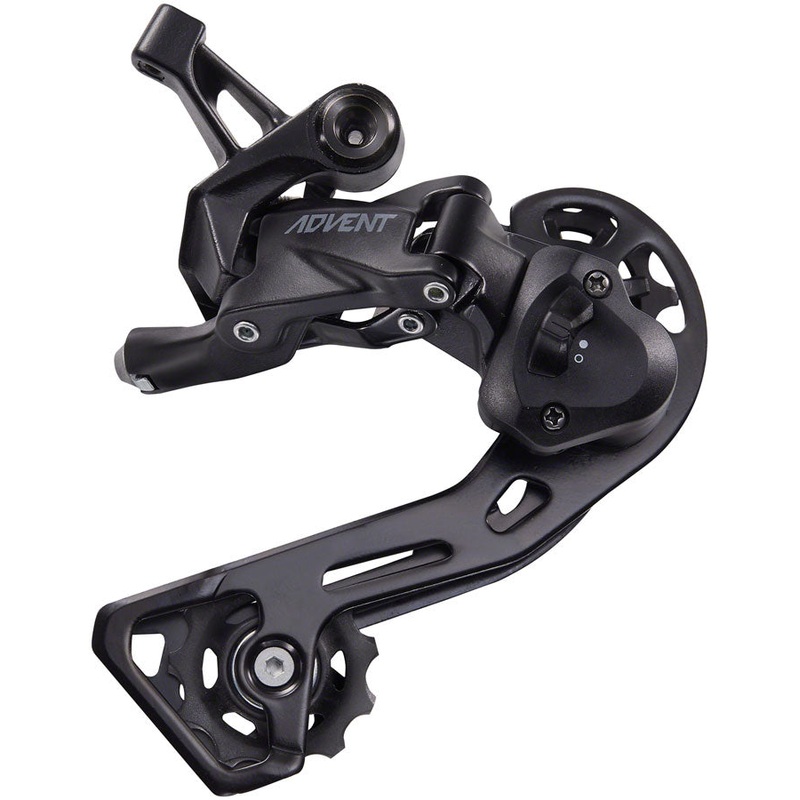 microSHIFT ADVENT Rear Derailleur – 9 Speed Medium Cage Black With Clutch