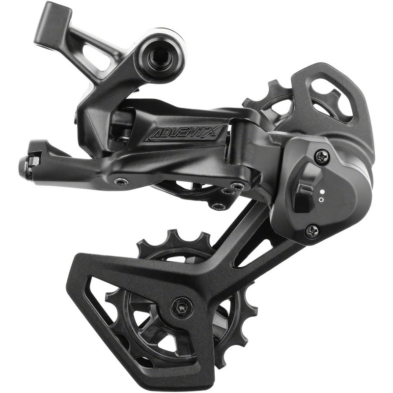 microSHIFT ADVENT X V2 Rear Derailleur – 10-Speed Medium Cage Clutch ADVENT X Sword Compatible BLK Ver. 2