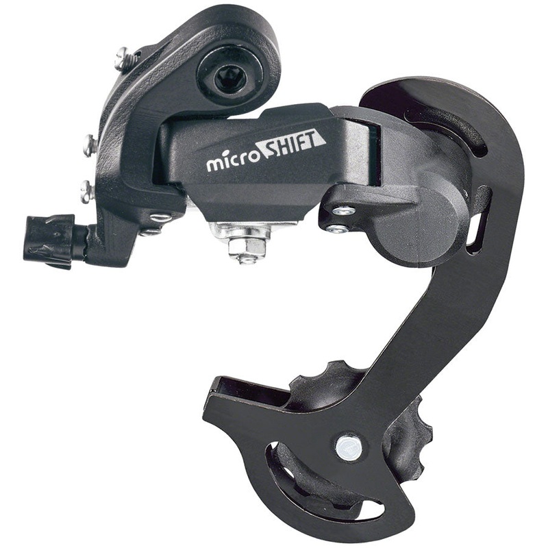 microSHIFT M21 Rear Derailleur – 67 Speed Short Cage Black