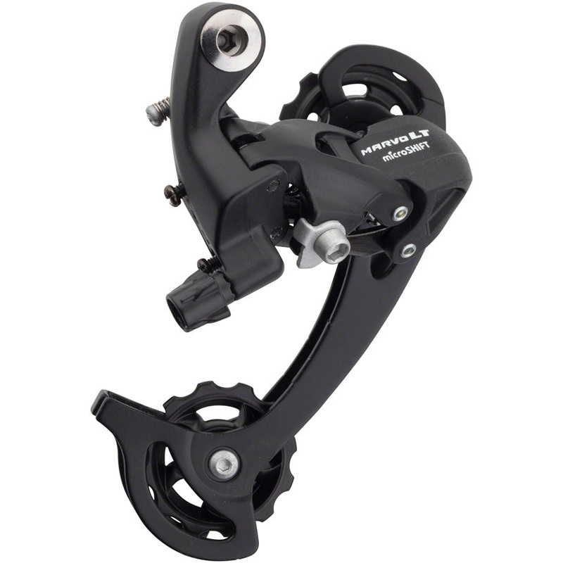 microSHIFT MarvoLT M46 Rear Derailleur – 89 Speed Long Cage Black