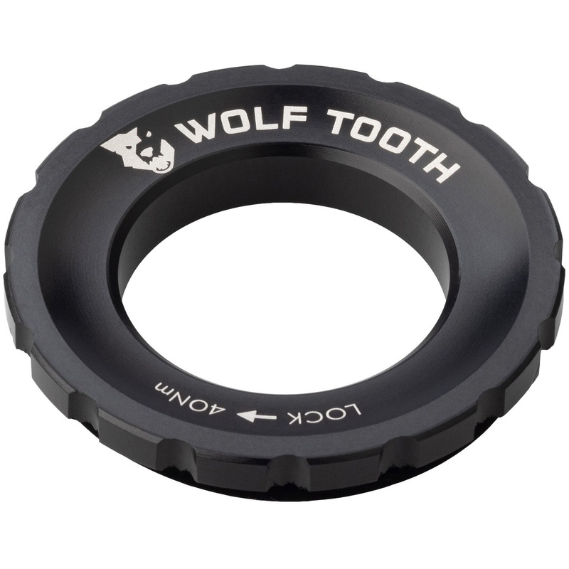 Wolf Tooth CenterLock Rotor Lockring – External Splined Black