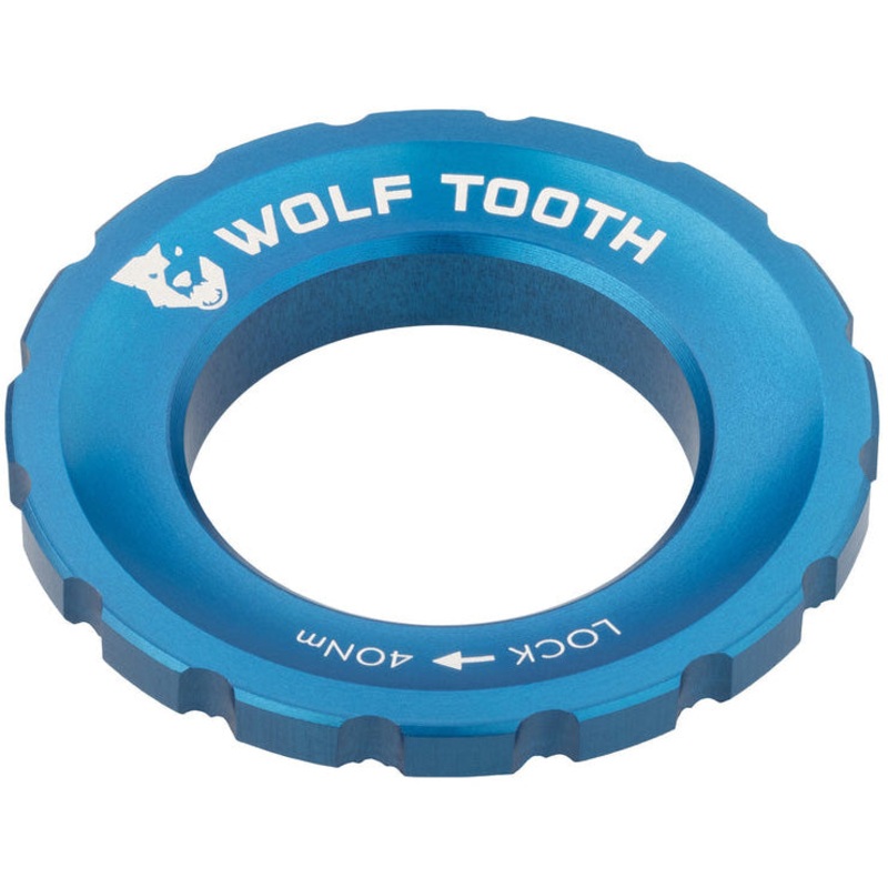 Wolf Tooth CenterLock Rotor Lockring – External Splined Blue