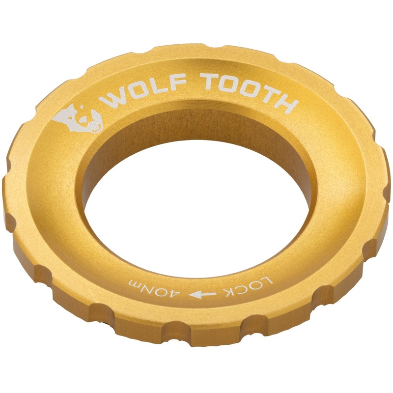 Wolf Tooth CenterLock Rotor Lockring – External Splined Gold