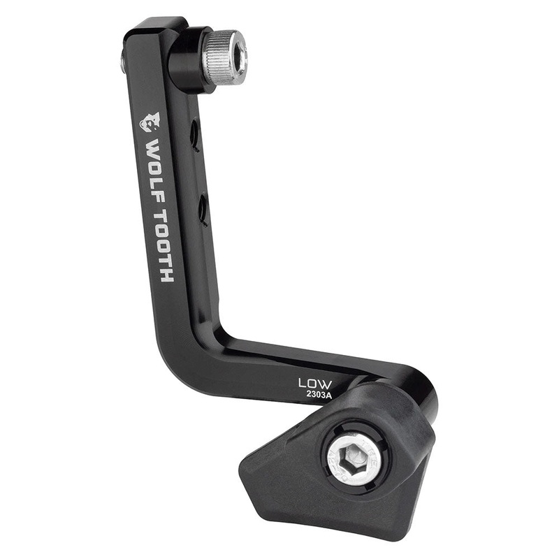 Wolf Tooth LoneWolf Aero Chainguide – 34t-52t Braze-On Low Mount Black