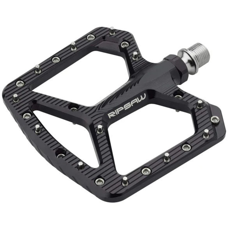 Wolf Tooth Ripsaw Aluminum Pedals – Platform Aluminum 9/16″ Black