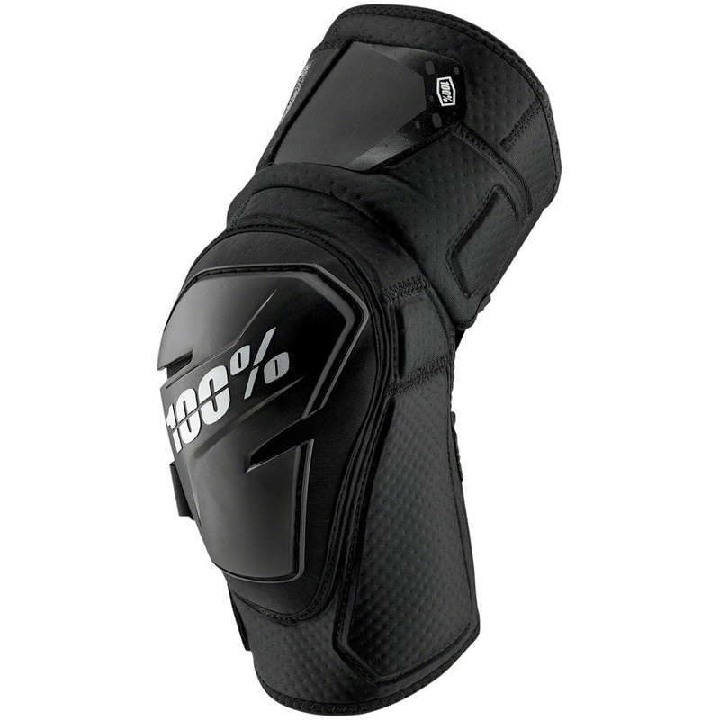 100% Fortis Knee Guards – Black Small/Medium
