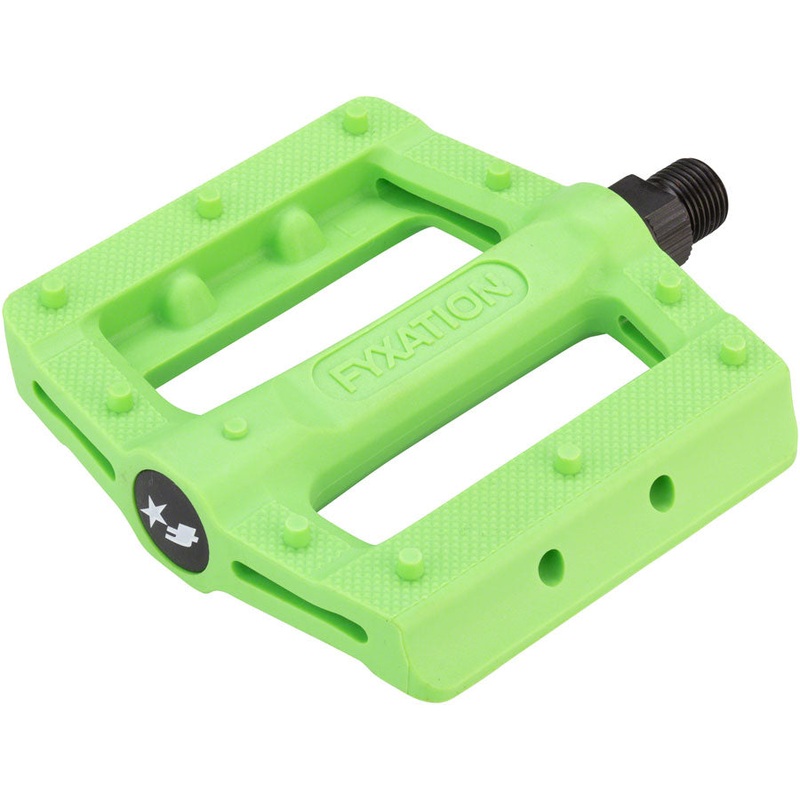 Fyxation Gates Slim Pedals – Platform Plastic 9/16″ Green