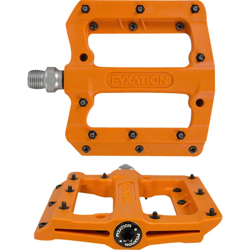 Fyxation Mesa MP Pedals – Platform Composite/Plastic 9/16″ Orange