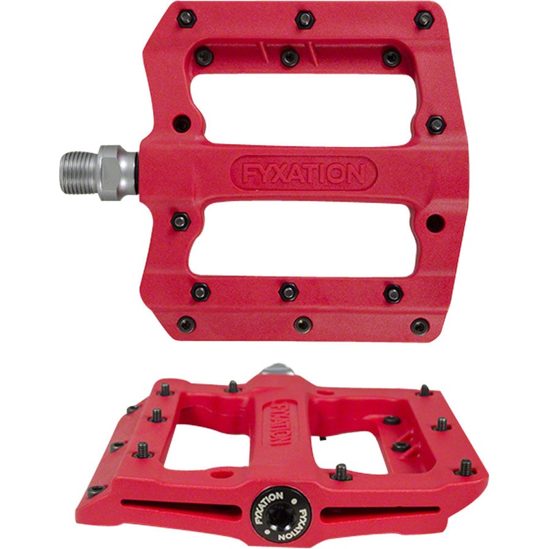 Fyxation Mesa MP Pedals – Platform Composite/Plastic 9/16″ Red