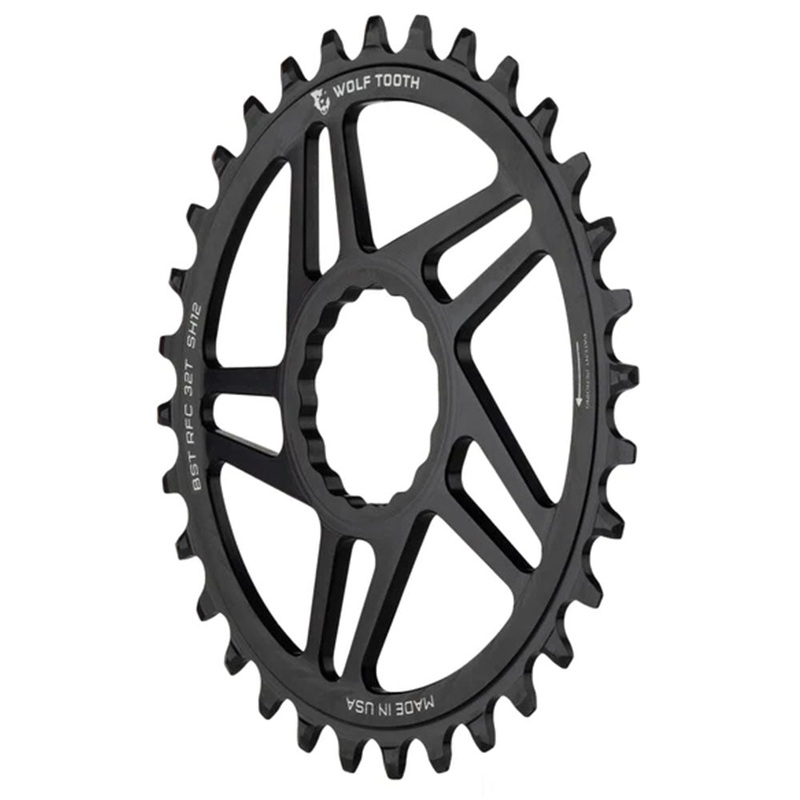 Wolf Tooth Direct Mount Chainring – 32t RaceFace/Easton CINCH Direct Mount Drop-Stop B For Boost Cranks 3mm Offset BLK