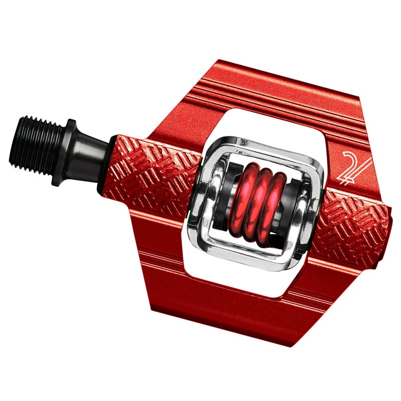 Crankbrothers Candy 2 Pedals – Dual Sided Clipless Aluminum 9/16″ Red