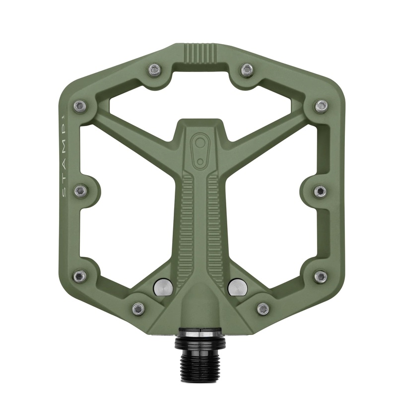 Crankbrothers Stamp 1 Gen 2 Pedals – Platform Composite 9/16″ Green Small