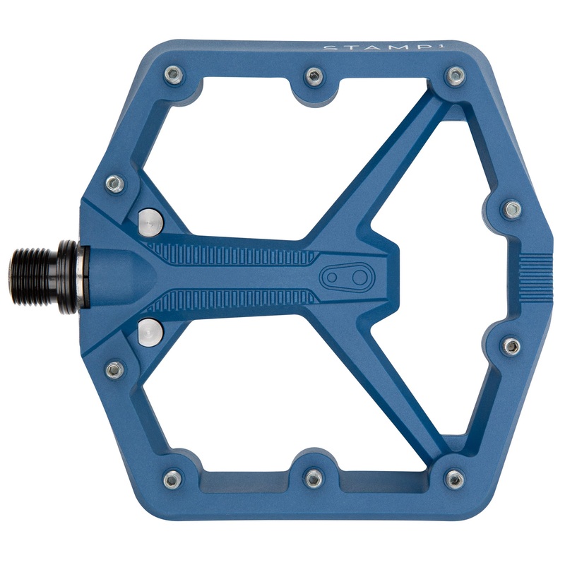 Crankbrothers Stamp 1 Gen 2 Pedals – Platform Composite 9/16″ Navy Large