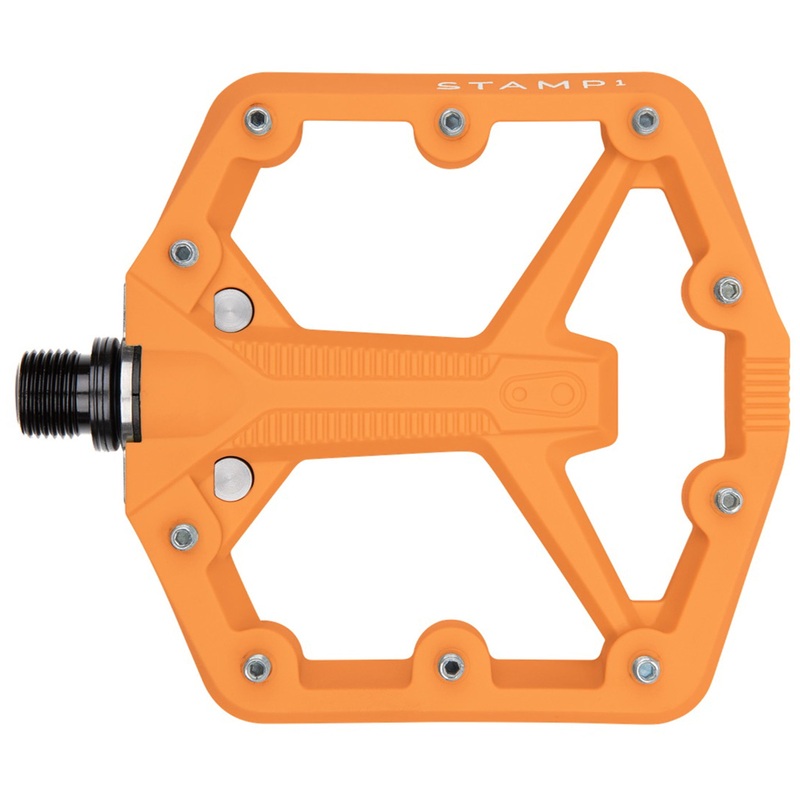 Crankbrothers Stamp 1 Gen 2 Pedals – Platform Composite 9/16″ Orange Small