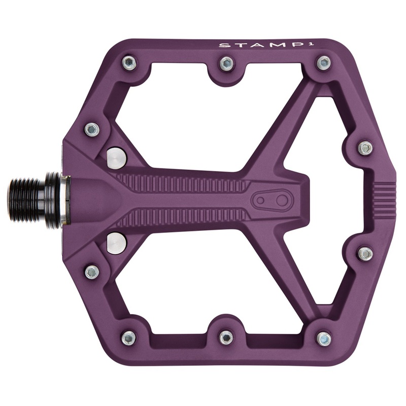Crankbrothers Stamp 1 Gen 2 Pedals – Platform Composite 9/16″ Purple Small