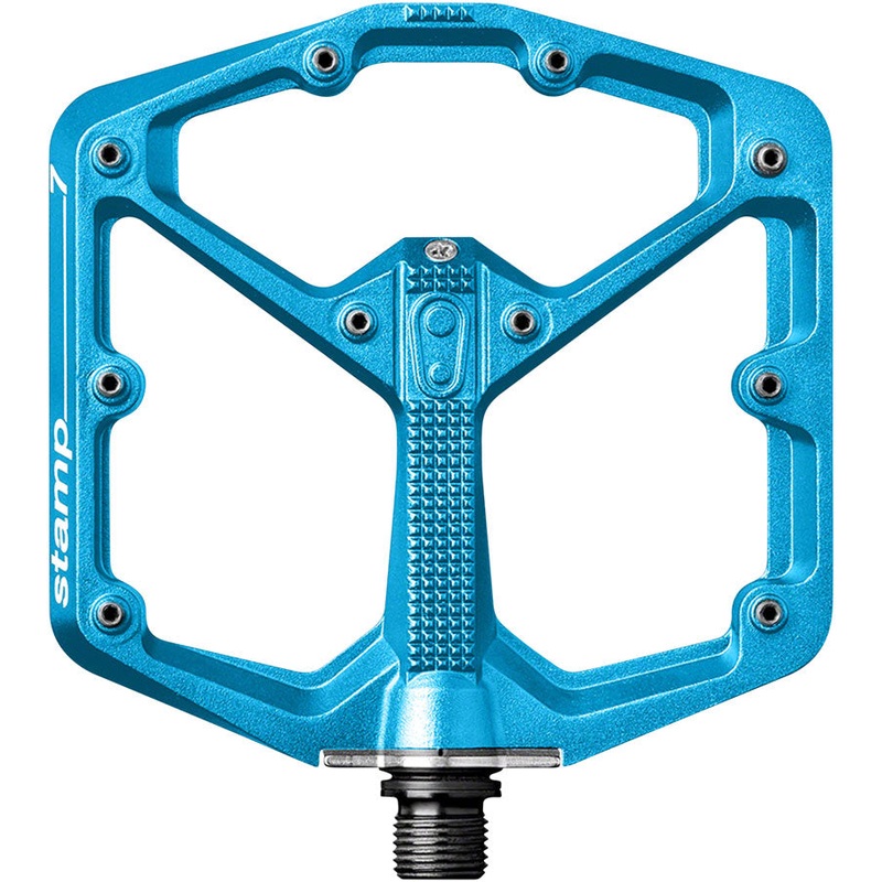 Crankbrothers Stamp 7 Pedals – Platform Aluminum 9/16″ Electric Blue Large