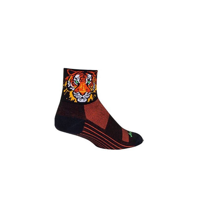 SockGuy Classic Easy Tiger Socks – 3″ Large/X-Large