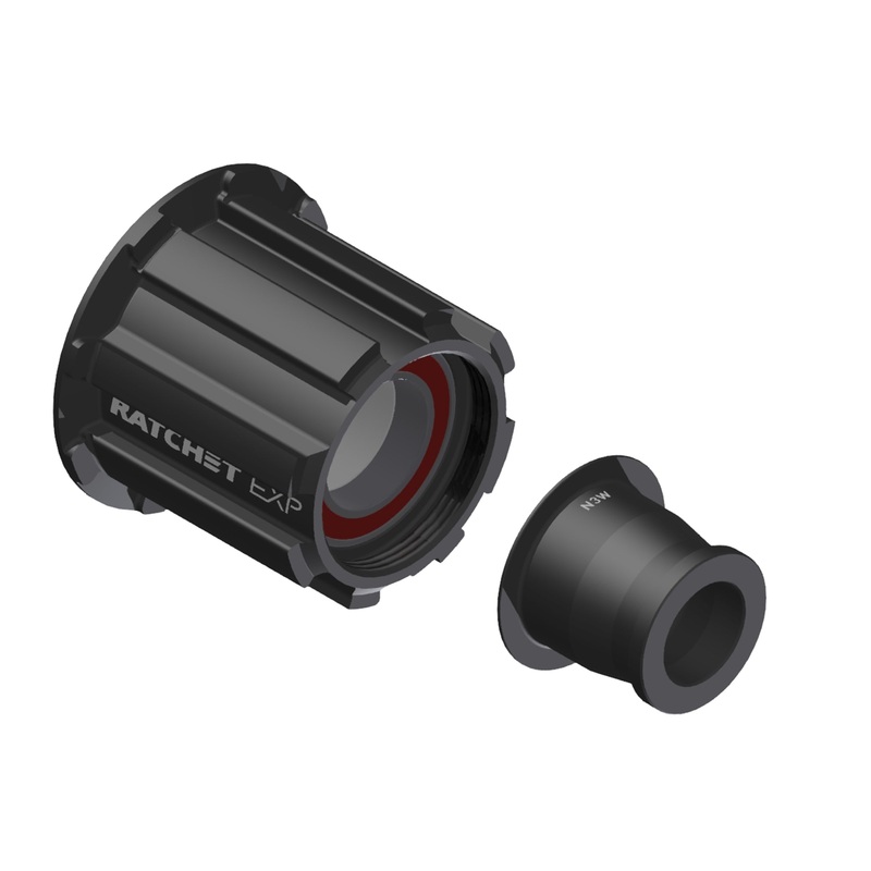 DT Swiss Ratchet EXP Freehub Body – Campagnolo N3W Standard Aluminum Sealed Bearing Kit w/ End Cap 12 x 142 mm