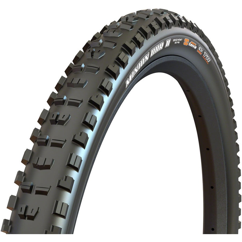 Maxxis Minion DHR II Tire – 27.5 x 2.6 Tubeless Folding BLK 3C MaxxTerra DD