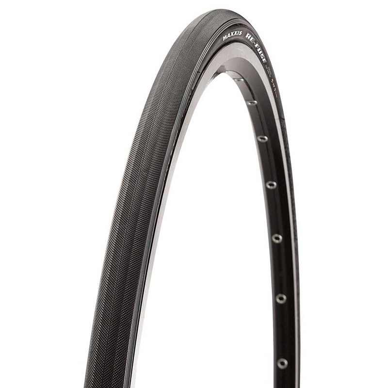 Maxxis Re-Fuse Tire – 700 x 23 Clincher Folding Black Single MaxxShield
