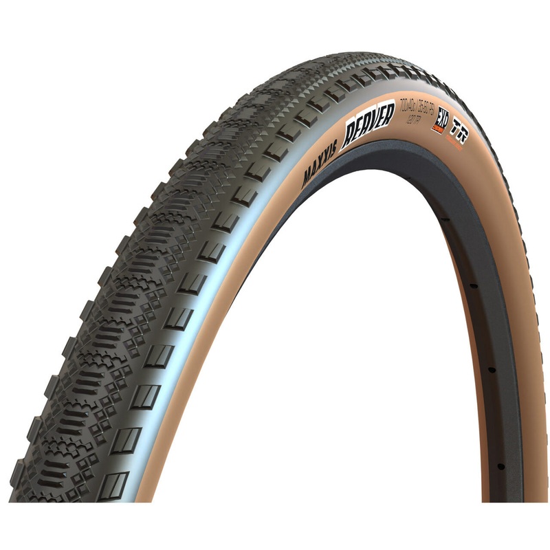 Maxxis Reaver Tire – 700 x 40 Tubeless Folding Tan Dual EXO
