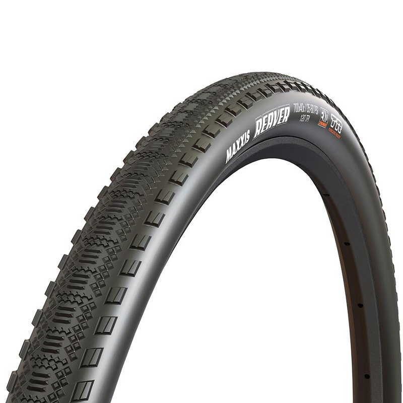 Maxxis Reaver Tire – 700 x 45 Tubeless Folding Black Dual EXO