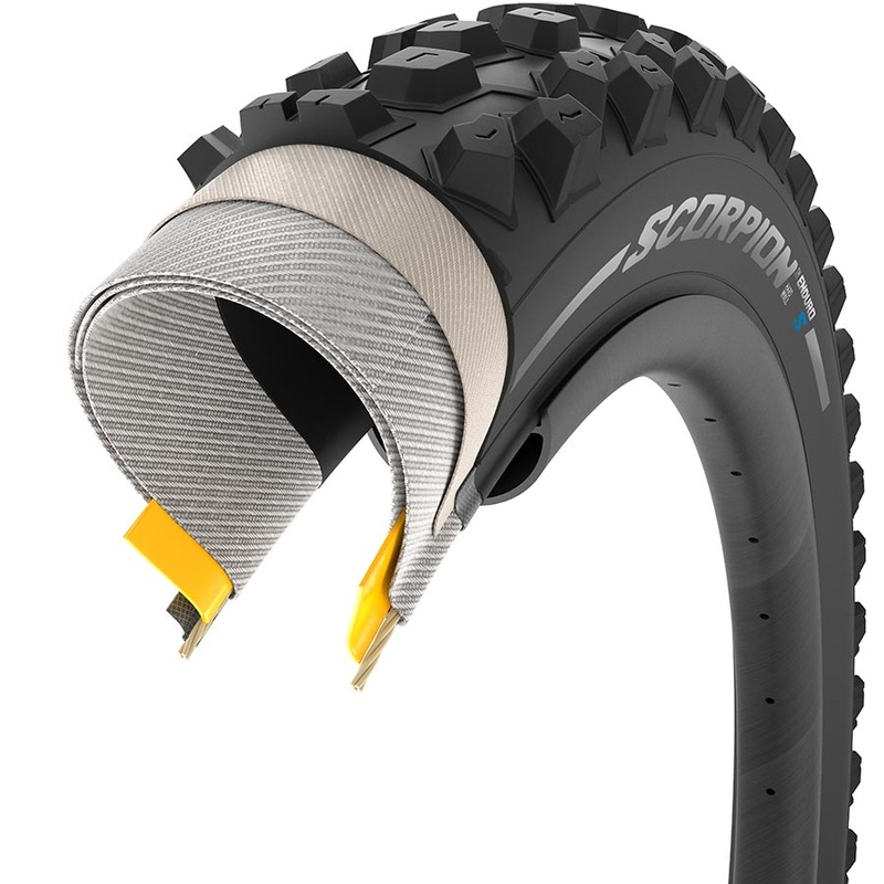 Pirelli Scorpion Enduro S Tire – 27.5 x 2.4 Tubeless Folding BLK ProWall SmartGrip Gravity