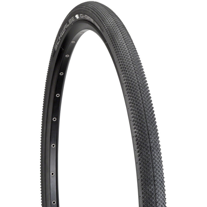 Schwalbe G-One Allround Tire – 29 x 2.25 Tubeless Folding BLK Evolution Addix SpeedGrip SuperGround