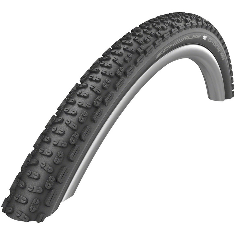 Schwalbe G-One Ultrabite Tire – 700 x 38 Tubeless Folding BLK Evolution Addix SpeedGrip SuperGround