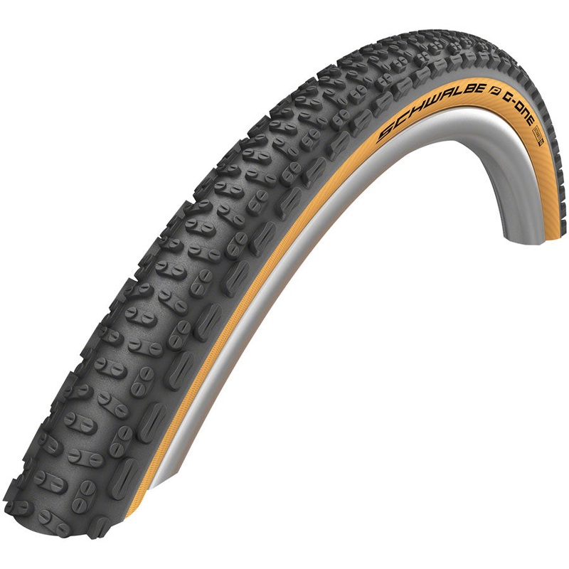 Schwalbe G-One Ultrabite Tire – 700 x 38 Tubeless Folding Classic-Skin Performance Addix