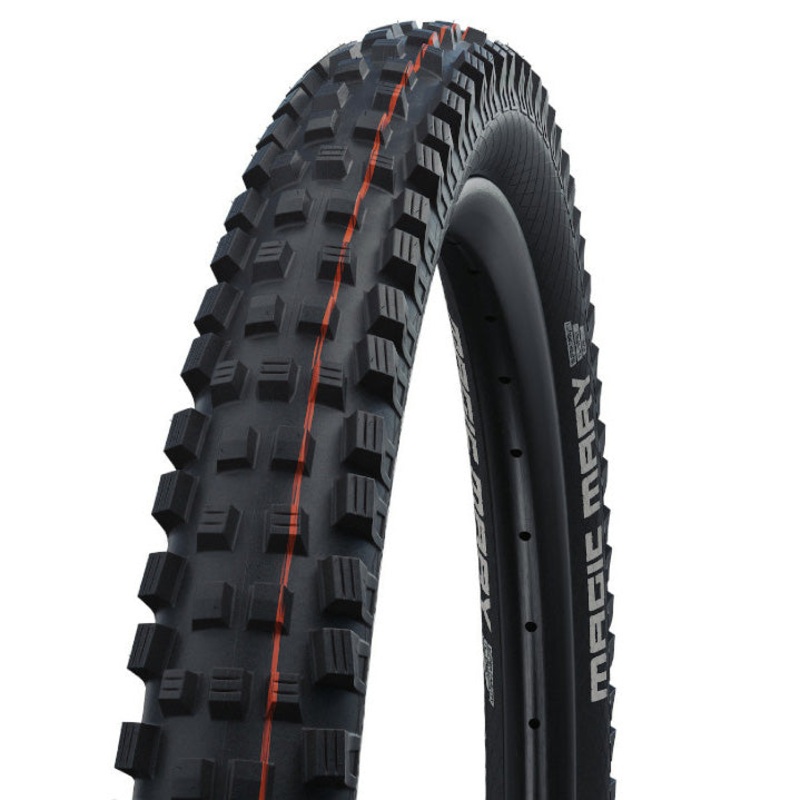 Schwalbe Magic Mary Tire – 27.5 x 2.4 Tubeless Folding BLK Evolution Line Super Gravity Addix Soft