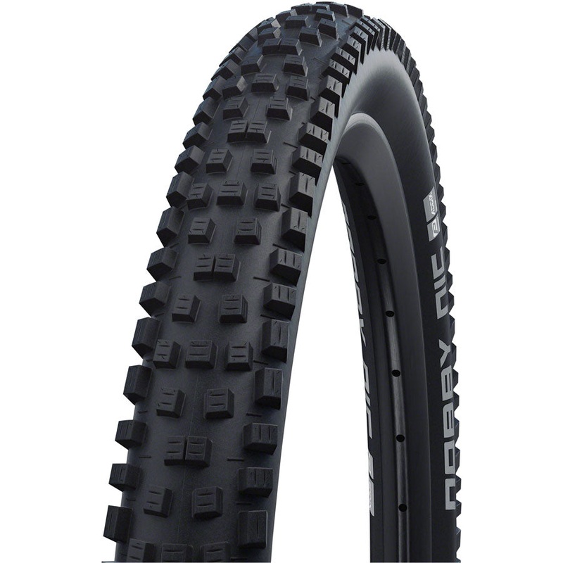 Schwalbe Nobby Nic Tire – 27.5 x 2.25 Tubeless Folding BLK Performance Line TwinSkin Addix