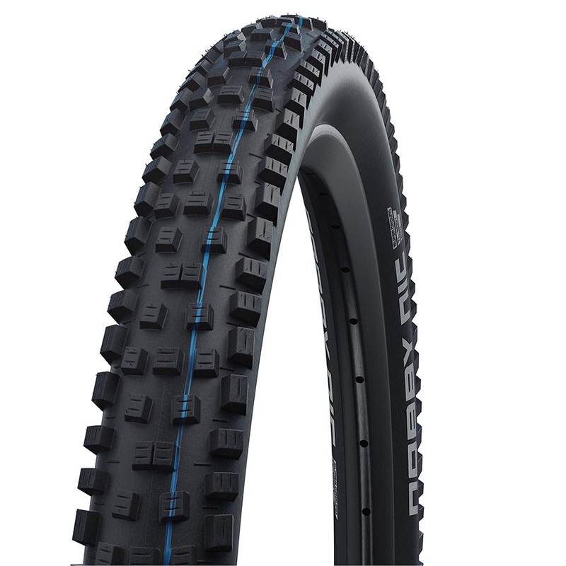 Schwalbe Nobby Nic Tire – 27.5 x 2.4″ Tubeless Folding BLK Evolution Line Addix SpeedGrip Super Ground
