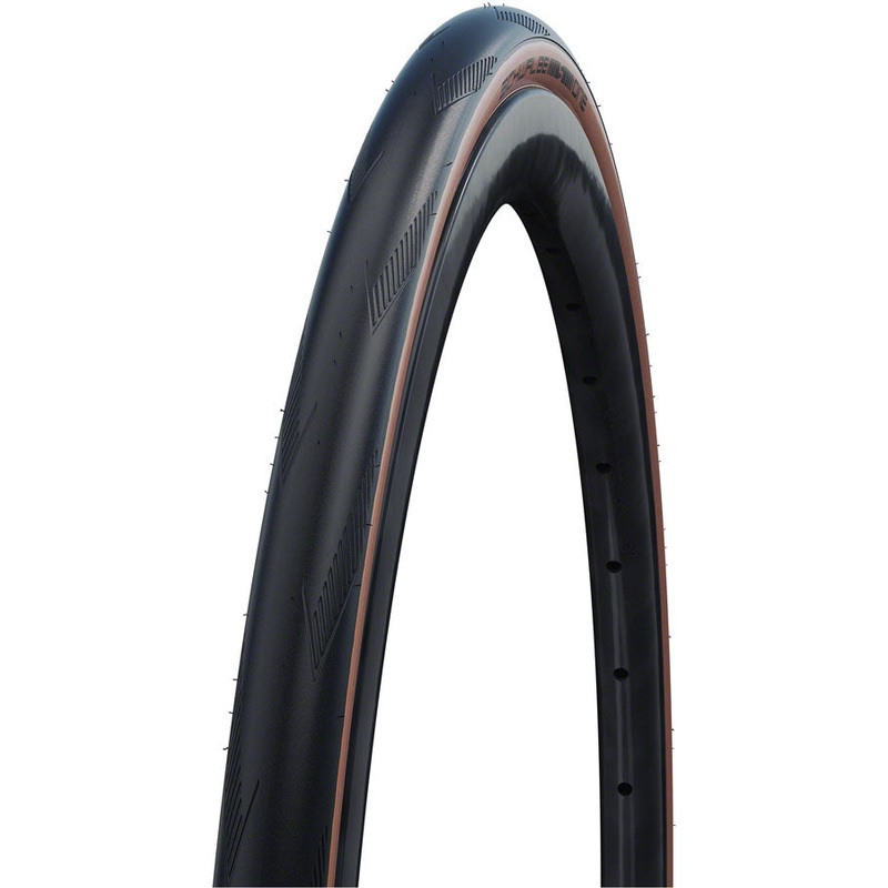 Schwalbe One Tire – 700 x 25 Clincher Folding Bronze Performance Line RaceGuard Addix E-25