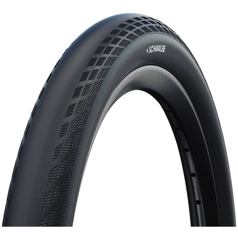 Schwalbe SX-R Tire – 20 x 1.85 Clincher Folding BLK/Reflective Performance Line MID